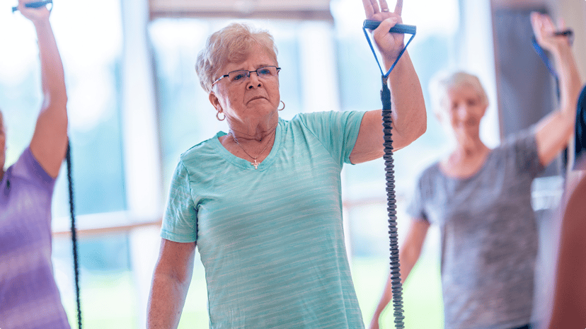 Core & Stretch Using A Resistance Band