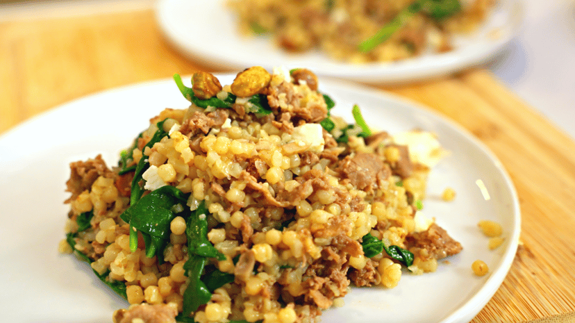 30-Minute Meal: Greek Beef Couscous with Hidden Veggies