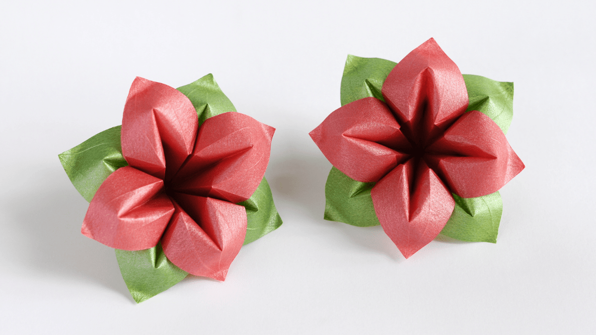Origami Flower Making Craft 7868