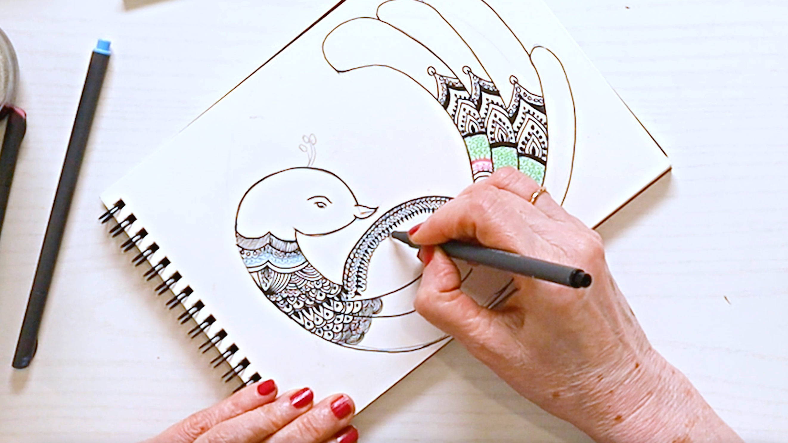 Let's Draw: Free Hand Mandala
