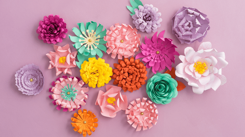 Eco-Art: Craft Flowers from Paper Scraps