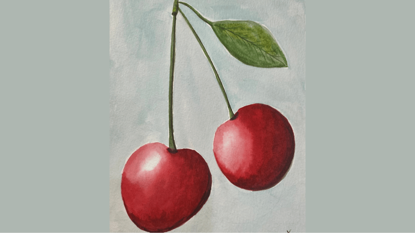 Paint a Simple Watercolor Fruit for Beginners