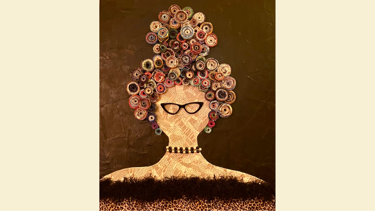 Let’s Craft: A Fabulous Portrait Using Paper Coils