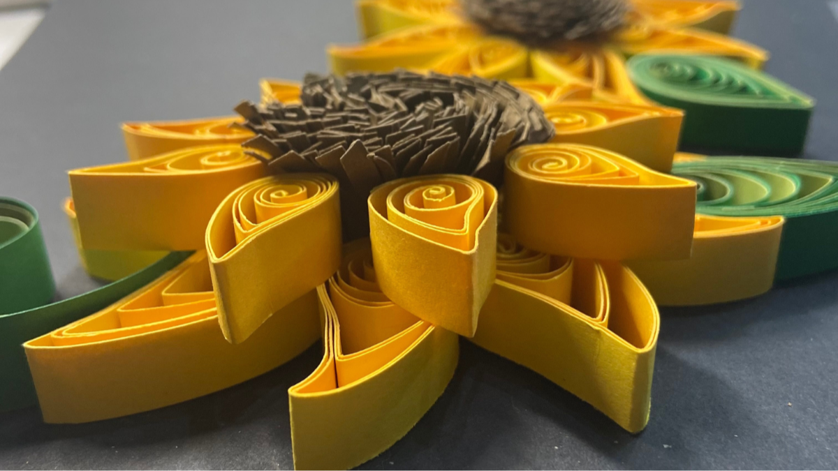 The Art of Quilling:  A Sunflower