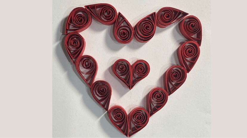 The Art of Quilling: A Heart
