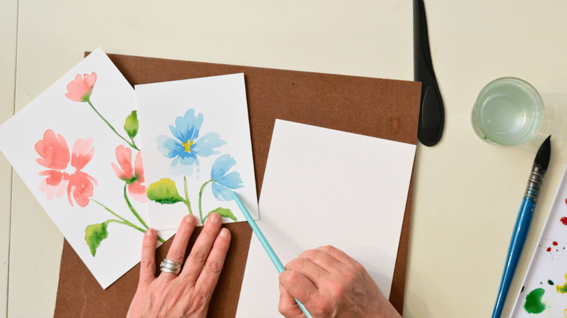 Beginner Watercolor: How to Paint a Simple Flower