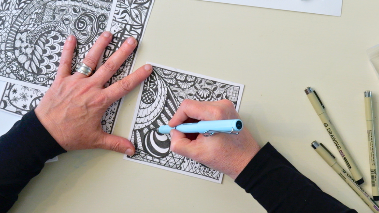 Finding Zen with Zentangles: Nature Inspirations