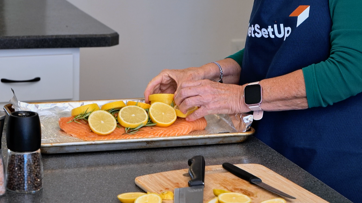 Perfectly Bake a Healthy Rosemary and Lemon Salmon Dinner