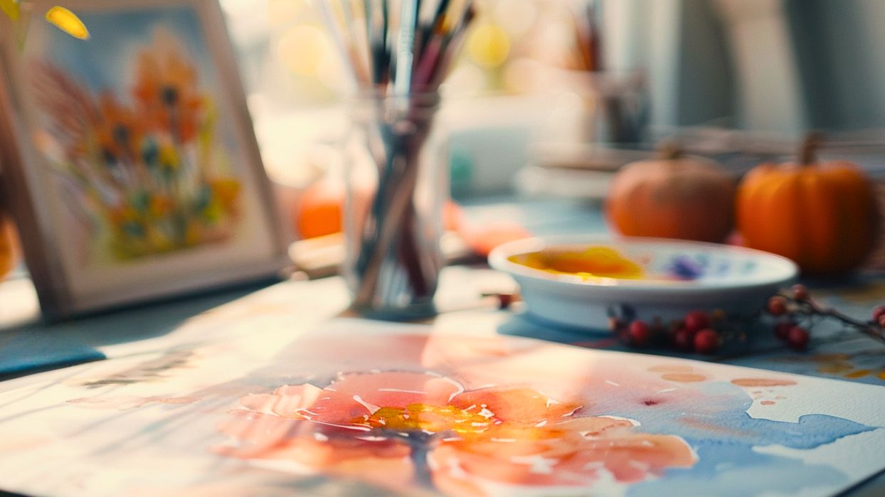Watercolor Studio: Fall-Inspired Watercolor Cards