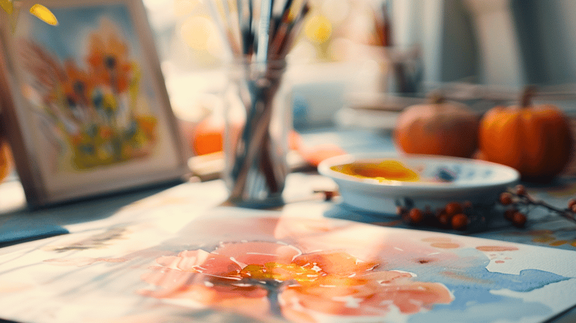 Watercolor Studio: Fall-Inspired Watercolor Cards