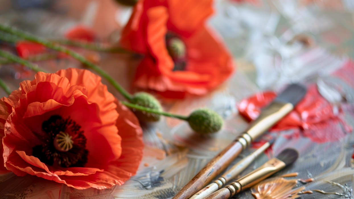 Watercolor Studio: Painting Memorial Day Poppies