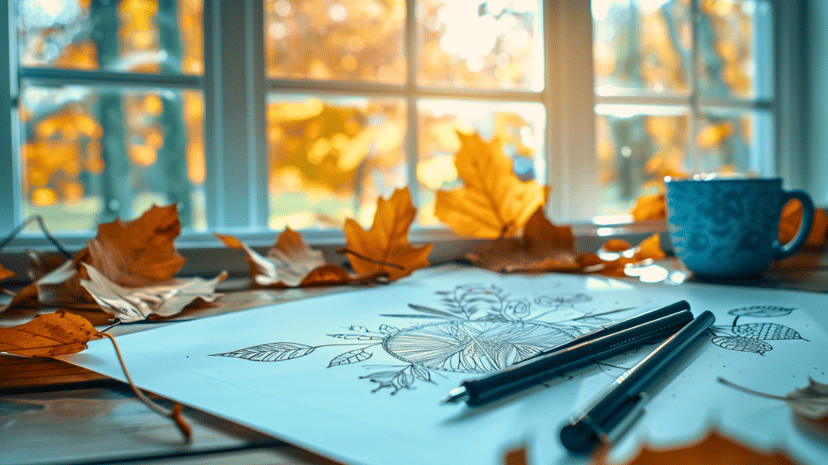 Zentangle Your Way Through Fall