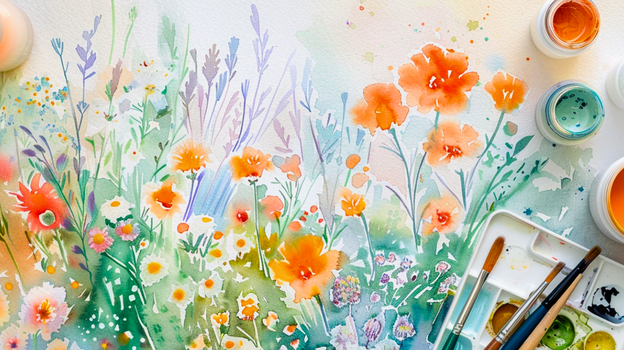 Watercolor Studio: Wildflowers in Bloom