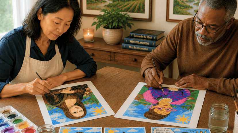 Paint the Masters Your Way: da Vinci’s Mona Lisa