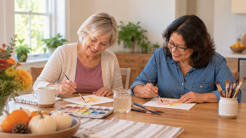 Watercolor Studio: Paint Festive Thanksgiving Cards